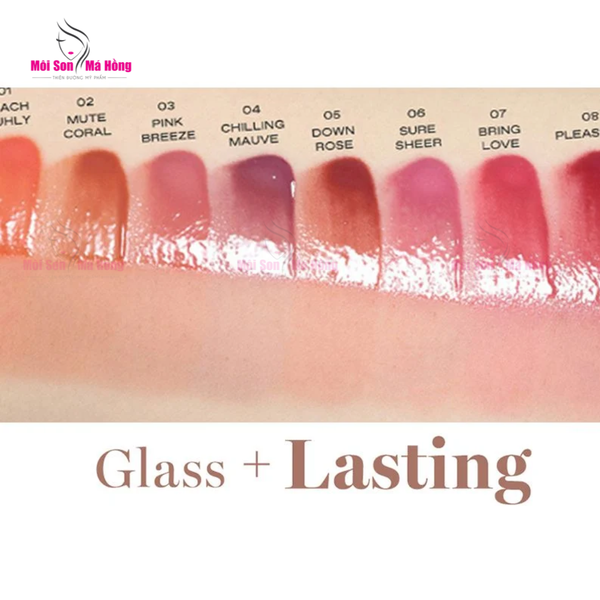 [Màu 1-17] Son Tint Nước Siêu Lì, Lâu Trôi Romand Glasting Water Tint 4g