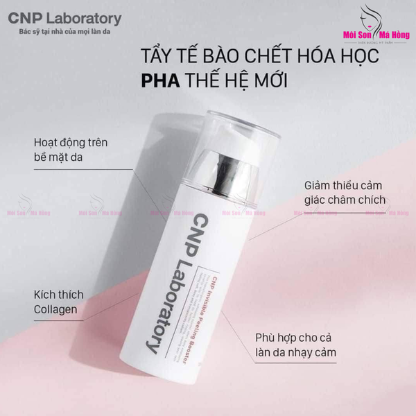 Gel Tẩy Tế Bào Chết Thế Hệ Mới CNP Laboaratory Invisible Peeling Booster Chứa PHA Giúp Cải Thiện Da Hàn Quốc 100ml