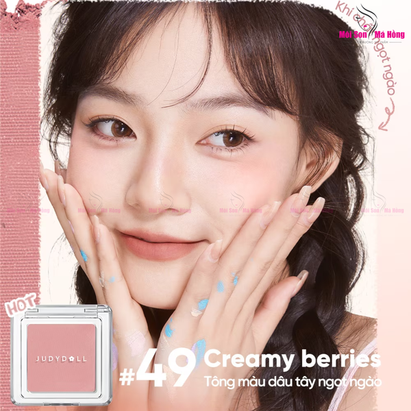 Phấn Má Hồng Đơn Sắc Lên Màu Chuẩn Judydoll Blush Powder  2G