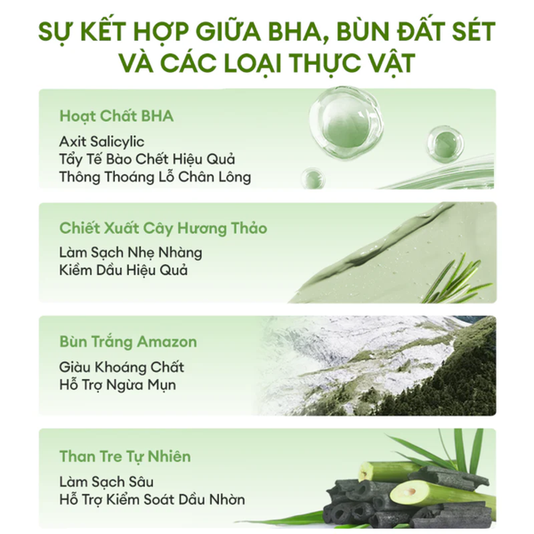 Mặt Nạ Bùn Colorkey Trà Xanh Cho Da Dầu Mụn 60g Luminous Green Tea Purifying Clay Mask