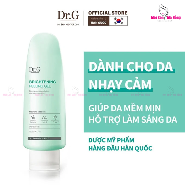Gel Tẩy Da Chết Làm Sáng Da Dr.G Brightening Peeling Gel 30g/ 120g
