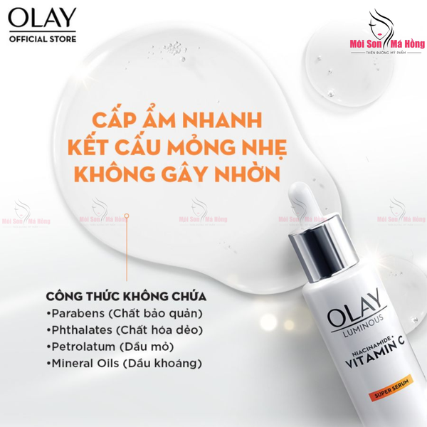 Tinh Chất Olay Dưỡng Sáng Da Niacinamide & Vitamin C 30ml