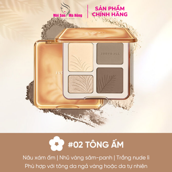 (Công ty) Phấn Bắt Sáng Và Tạo Khối Tự Nhiên, Lâu Trôi, Chống Nước Judydoll Highlight & Contour