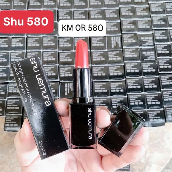 Son Thỏi Shu Uemura Unlimited Matte KM OR580 3.3g