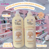 Bộ dầu gội xả siêu mềm mượt Biotin Collagen Voudioty Hair Repairing Vàng 1000ml