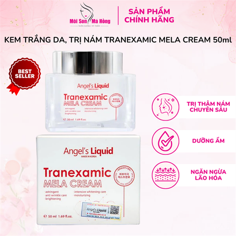 (CÔNG TY) Kem dưỡng mờ nám chuyên sâu Angel's Liquid Tranexamic Acid mela cream 50ml