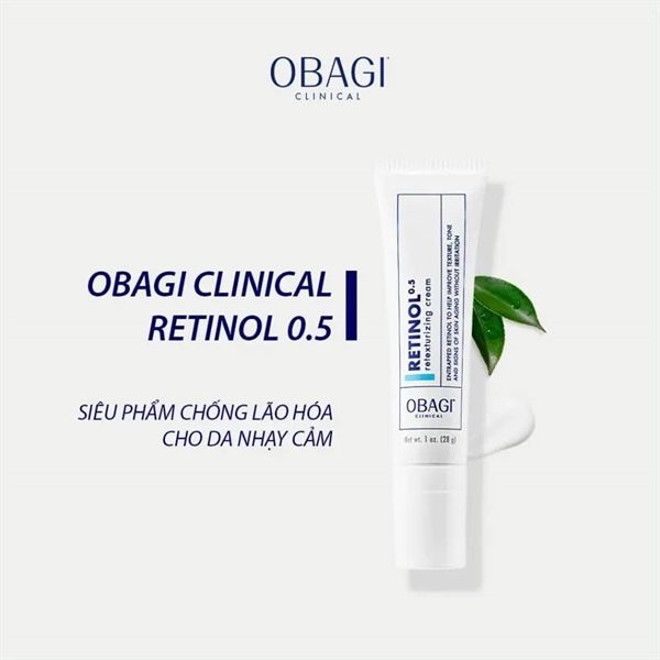 (CÔNG TY) Kem Dưỡng Chống Lão Hóa Obagi Clinical Retinol 0.5/ 1.0 Retexturizing Cream 28g