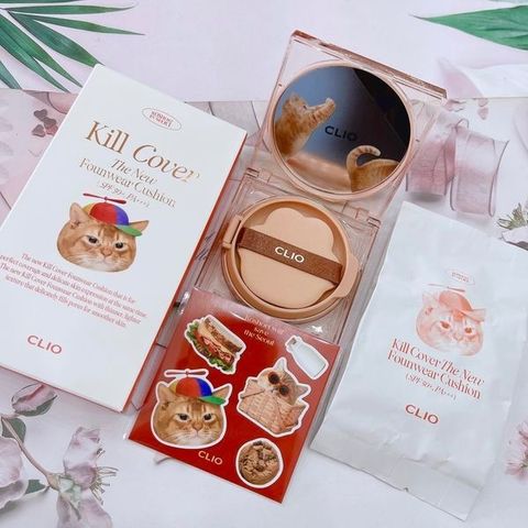Phấn Nước Che Khuyết Điểm Clio Kill Cover The New Founwear Cushion Koshort In Seoul SPF50+ PA+++ (Tặng kèm lõi)