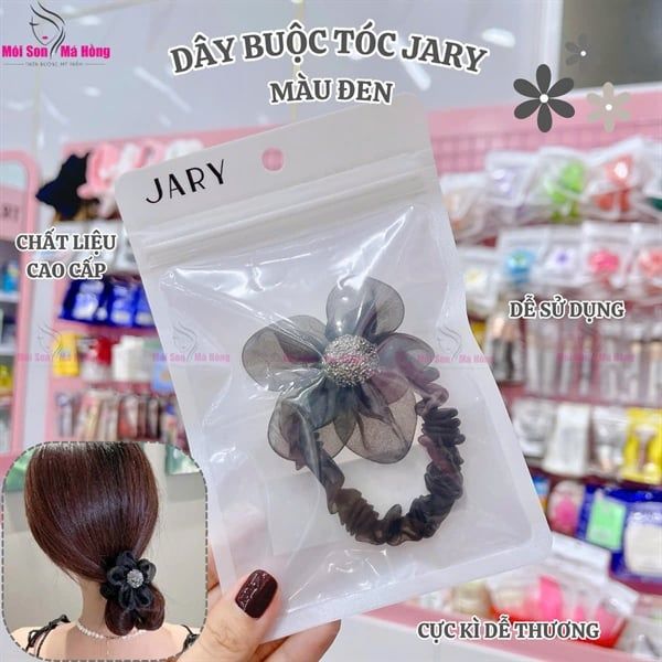 Dây buộc tóc JARY Hairband Hoa 5 cánh đính đá HB1 HB1.4 HB1.5
