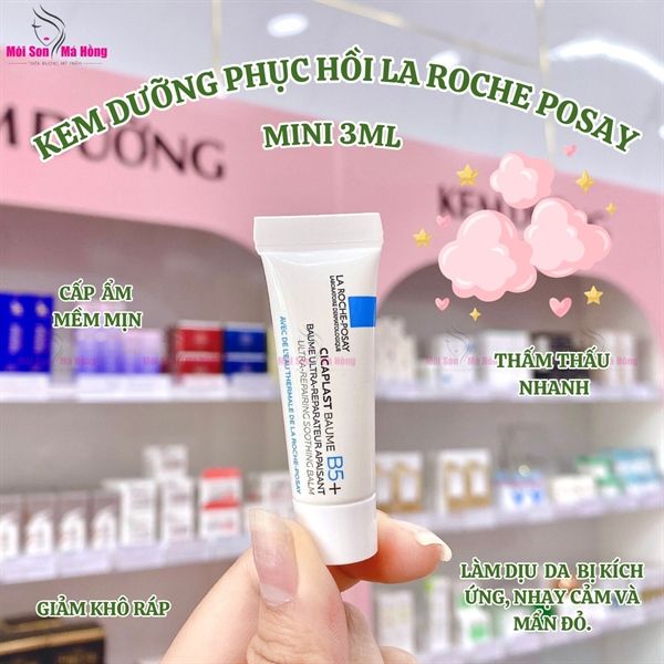 Kem Dưỡng Làm Dịu Mát, Phục Hồi Da La Roche-Posay Cicaplast Baume B5+ Ultra Reparateur Apaisant ( Phiên Bản Mới Nhất ) 3ML