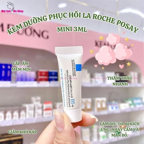 Kem Dưỡng Làm Dịu Mát, Phục Hồi Da La Roche-Posay Cicaplast Baume B5+ Ultra Reparateur Apaisant ( Phiên Bản Mới Nhất ) 3ML