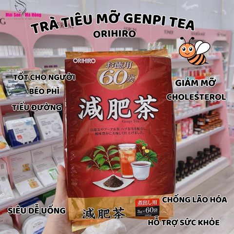 Trà giảm mỡ bụng Genpi Orihiro 60 gói