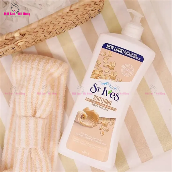 Sữa Dưỡng Thể ST.IVES Bơ Hạt Mỡ & Yến Mạch 621ml