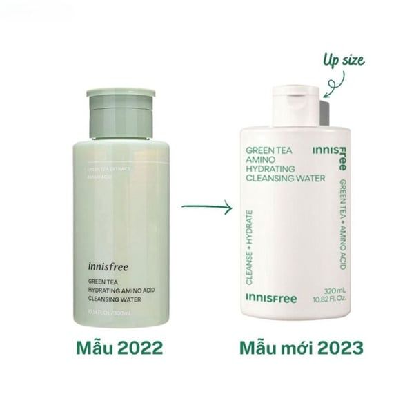 Nước Tẩy Trang Innisfree Green Tea Amino Hydrating 320ml NEW