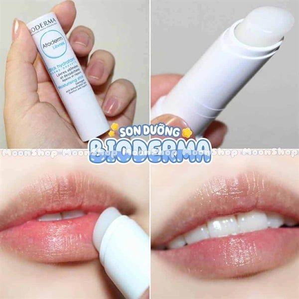 Son Dưỡng Bioderma Dạng Sáp Làm Dịu Môi Khô, Nứt Nẻ 4g Atoderm Stick Levres
