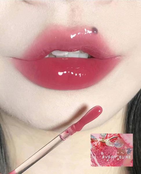 Son Bóng 3CE Drop Glow Gel - Very Sure - Màu dâu tím mọng