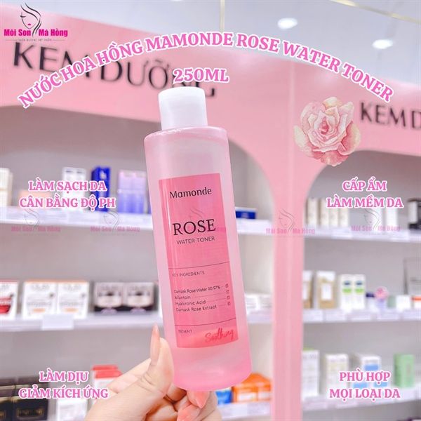 Nước Hoa Hồng Mamonde Rose Water Toner 50/150/ 250ml