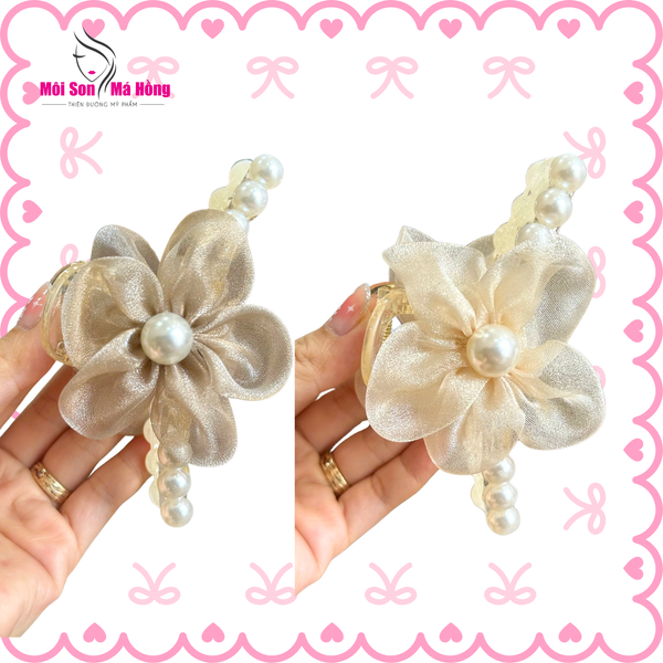 Kẹp tóc hoa van trai