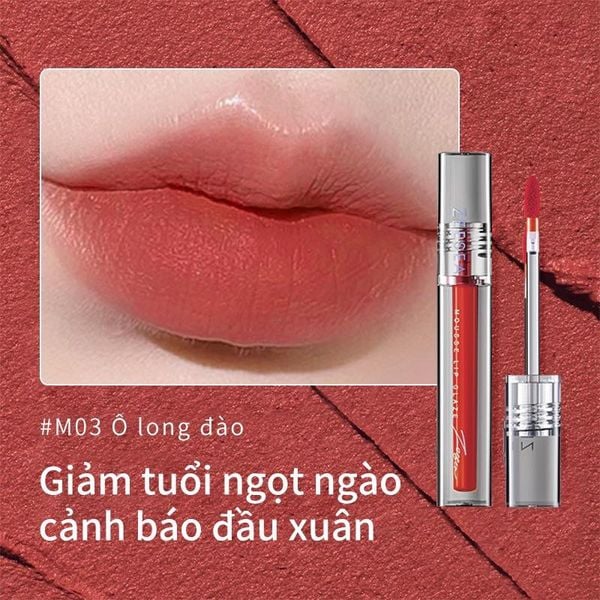 Son Kem Lì ZEESEA Mousse Lip Glaze Màu Nhung Lì Mịn 1,8g