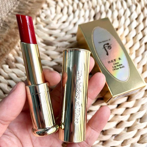 Son Dưỡng Đông y The History of Whoo Gongjinhyang Mi Glow Lip Balm (Wine Red) - Màu Đỏ Rượu