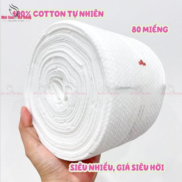 Khăn Mặt Đa Năng Befou 80 miếng - Gói Cuộn
