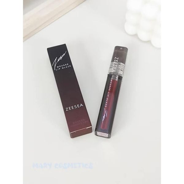 Son Kem Lì ZEESEA Mousse Lip Glaze Màu Nhung Lì Mịn 1,8g