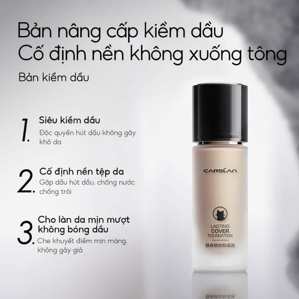 Kem Nền Carslan Lasting Cover Foundation 30g