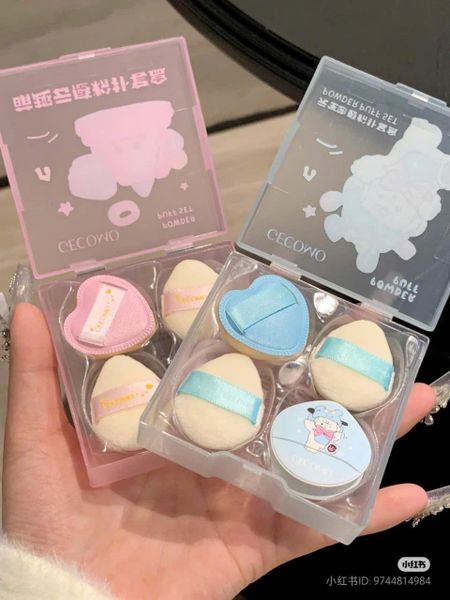 GECOMO Set 5 Miếng Mút Trang Điểm