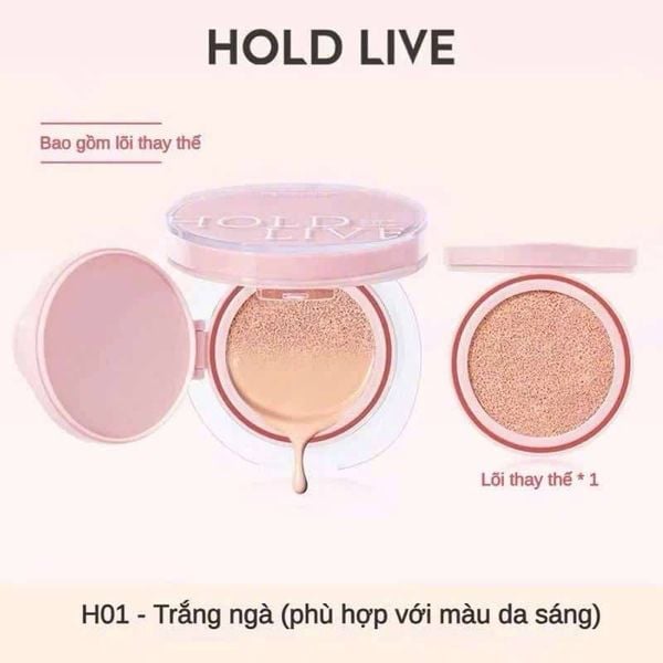 HOLD LIVE Phấn Nước Soft Mist Radiance Kèm 1 Lõi #H01