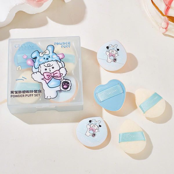 GECOMO Set 5 Miếng Mút Trang Điểm
