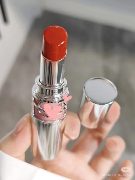 Son YSL Loveshine Lip Oil Stick 80 - Glowing Lava: Đỏ cam gạch