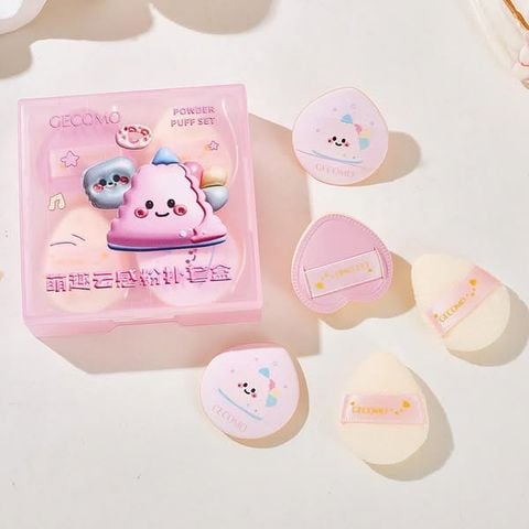 GECOMO Set 5 Miếng Mút Trang Điểm