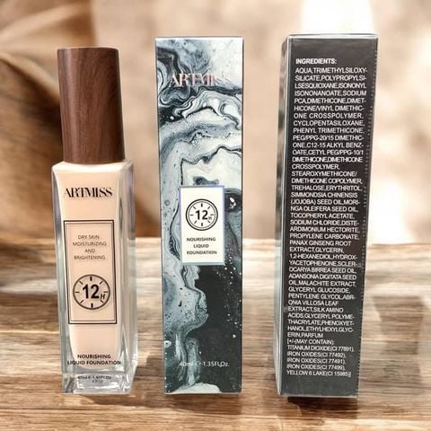 Artmiss Kem nền 12h Illuninating Moist Liquid Foundation 40ml