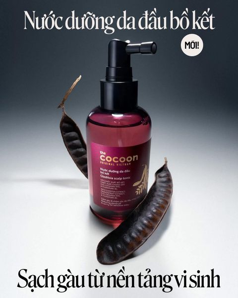Nước Dưỡng Tóc Cocoon Bồ Kết Giảm Gàu Cho Da Đầu Nhạy Cảm 50ml/ 140ml