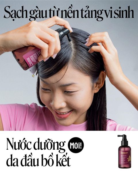 Nước Dưỡng Tóc Cocoon Bồ Kết Giảm Gàu Cho Da Đầu Nhạy Cảm 50ml/ 140ml