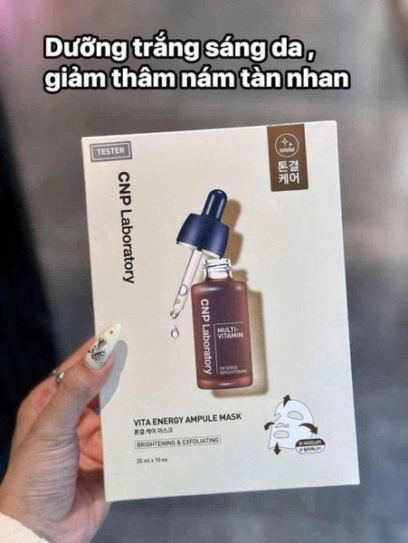 Mặt Nạ Dưỡng Da Cung Cấp Năng Lượng Và Làm Sáng Da CNP Laboratory Vita Energy Ampule 25ml