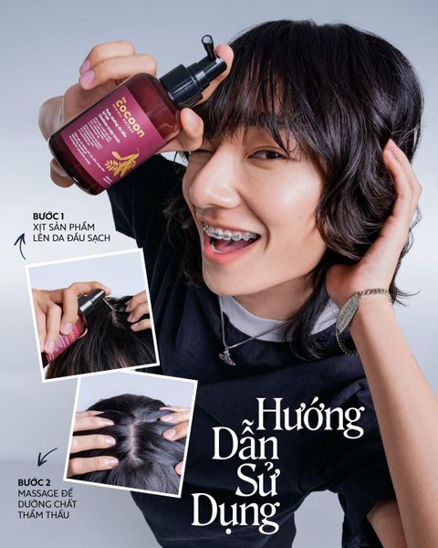 Nước Dưỡng Tóc Cocoon Bồ Kết Giảm Gàu Cho Da Đầu Nhạy Cảm 50ml/ 140ml