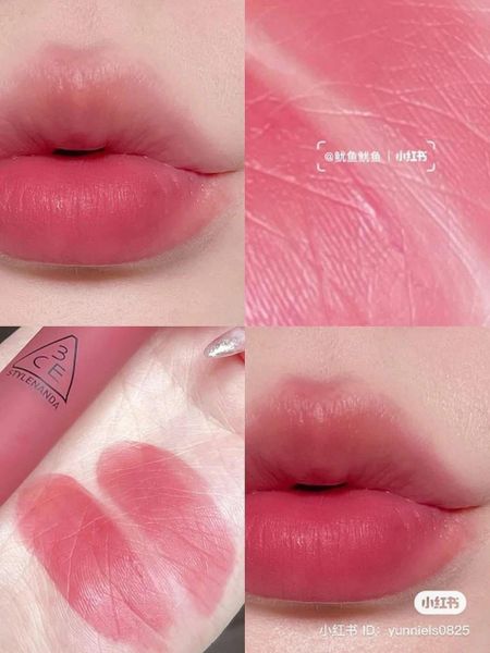 Son kem lì 3CE Blur Water Tint Chasing Rose 4.6g -  Màu Hồng Khô