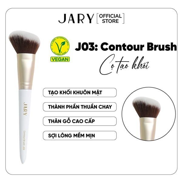 CỌ TRANG ĐIỂM CAO CẤP THUẦN CHAY JARY MAKEUP BRUSH