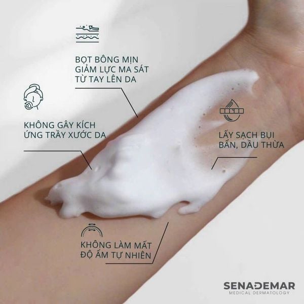 Sữa Rửa Mặt Làm Sạch Sâu, Dưỡng Da Sáng Mịn, Đều Màu SenaDemar PH Balanced Deep Cleansing Foam Hàn Quốc 150ml