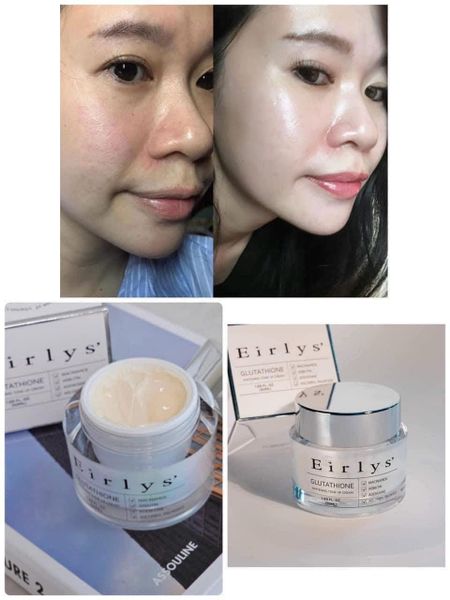 Kem dưỡng trị nám trắng da EIRLYS' Glutathione Whitening Tone Up Cream