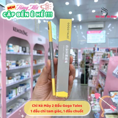Chì Kẻ Mày 2 Đầu Gogo Tales 805 Coffee Màu Cà Phê Nhạt 0.1g Cloud Mist #805 Coffee
