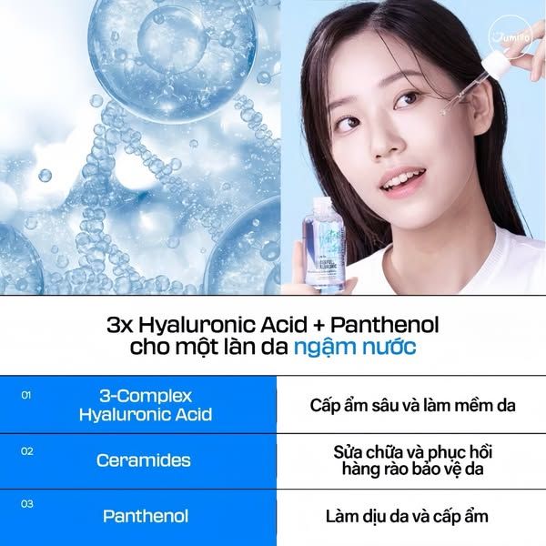 Tinh Chất Dưỡng Ẩm, Căng Bóng Da Jumiso Waterfull Hyaluronic Acid Serum 50ml