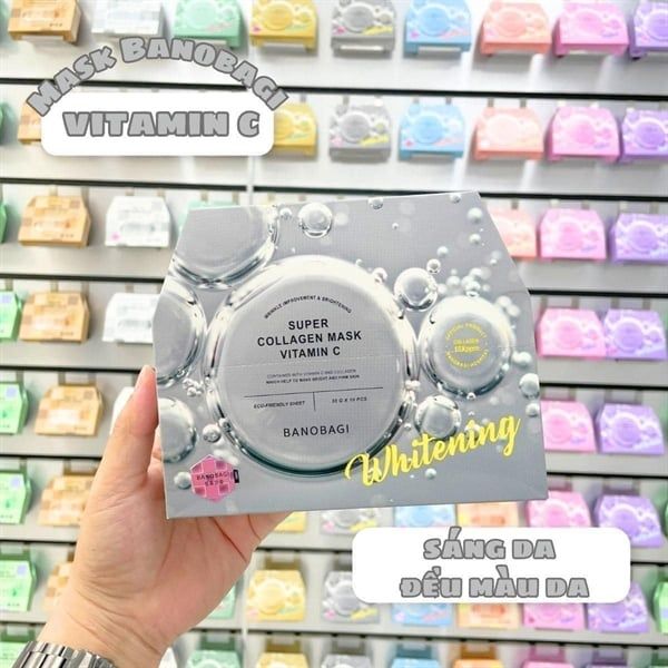 Mặt nạ dưỡng trắng Banobagi Super Collagen Mask Vitamin C 30g