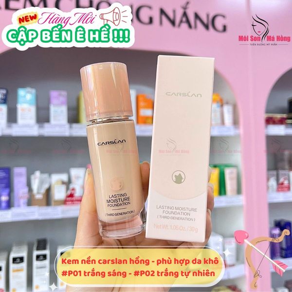 Kem Nền Carslan Lasting Moisture Foundation Third Generation 30g