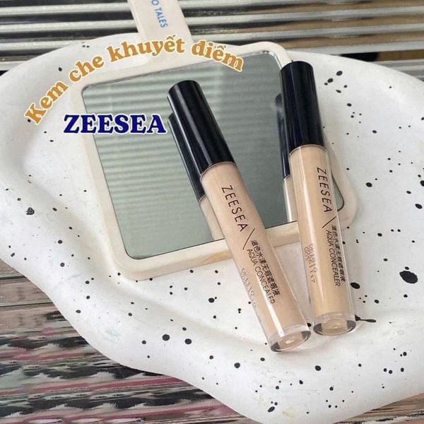 Kem Che Khuyết Điểm Che Phủ Toàn Diện, Mịn Lì, Lâu Trôi Zeesea Aqua Concealer 3ml