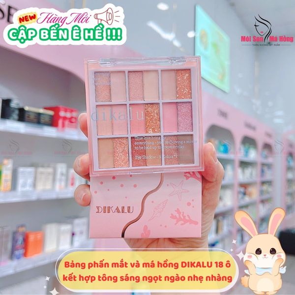 DIKALU Bảng Phấn Mắt 18 ô