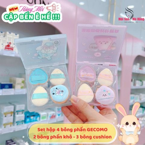 GECOMO Set 5 Miếng Mút Trang Điểm