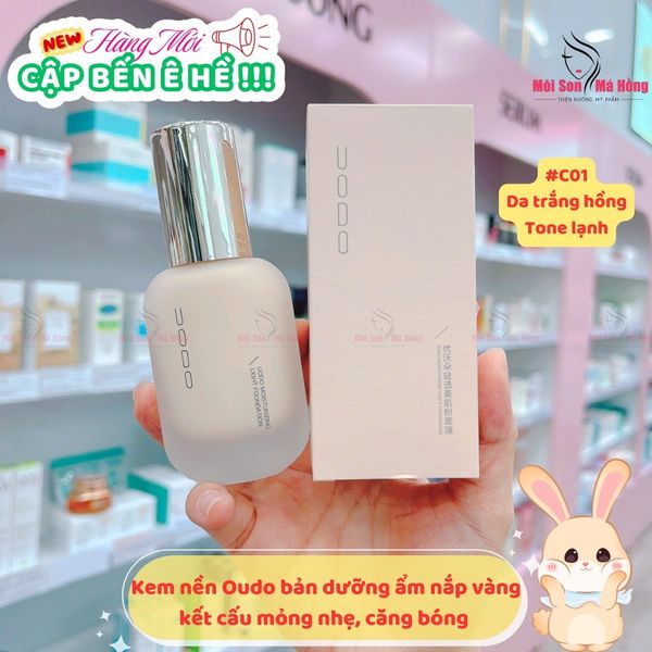 UODO Kem Nền Dạng Lỏng Cấp Ẩm Moisturizing Light Foundation
