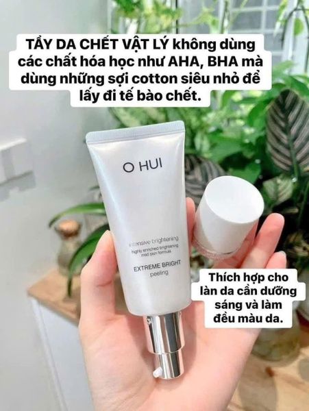 Tẩy Tế Bào Chết OHUI Dưỡng Trắng Da Extreme Bright Peeling 60ml